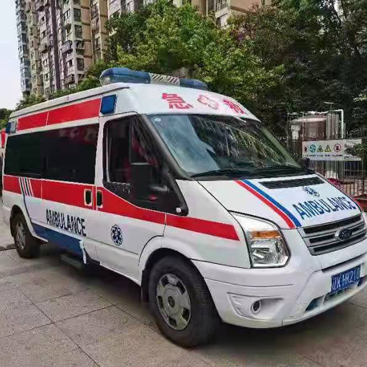 肥西长途救护车护送病人返乡